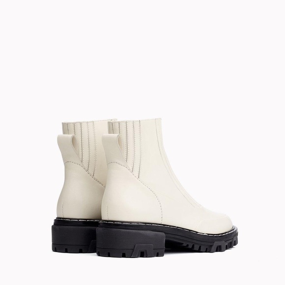 ISO Rag & Bone Shawn Boot in white leather, size 37.5 or 38 - Picture 2 of 4